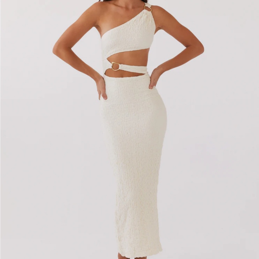 North Haven Maxi Dress - Ivory Wave